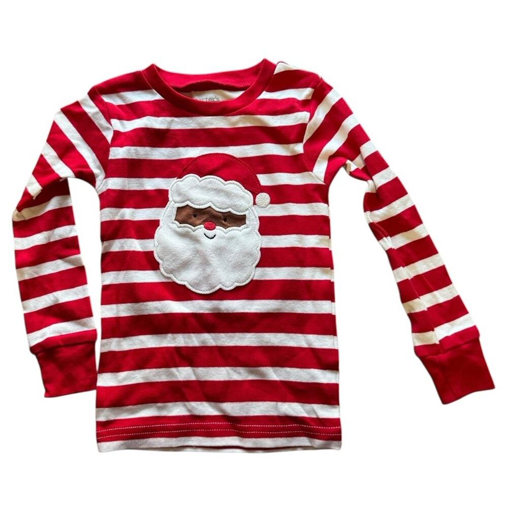 Carter's Toddler Boy's Embroidered Santa Christmas Holiday Pajama Set Size 2T